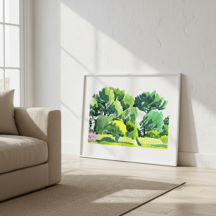 One View of Villa Ephrussi de Rothschild by Wensi Zhai wall - art - picture - poster