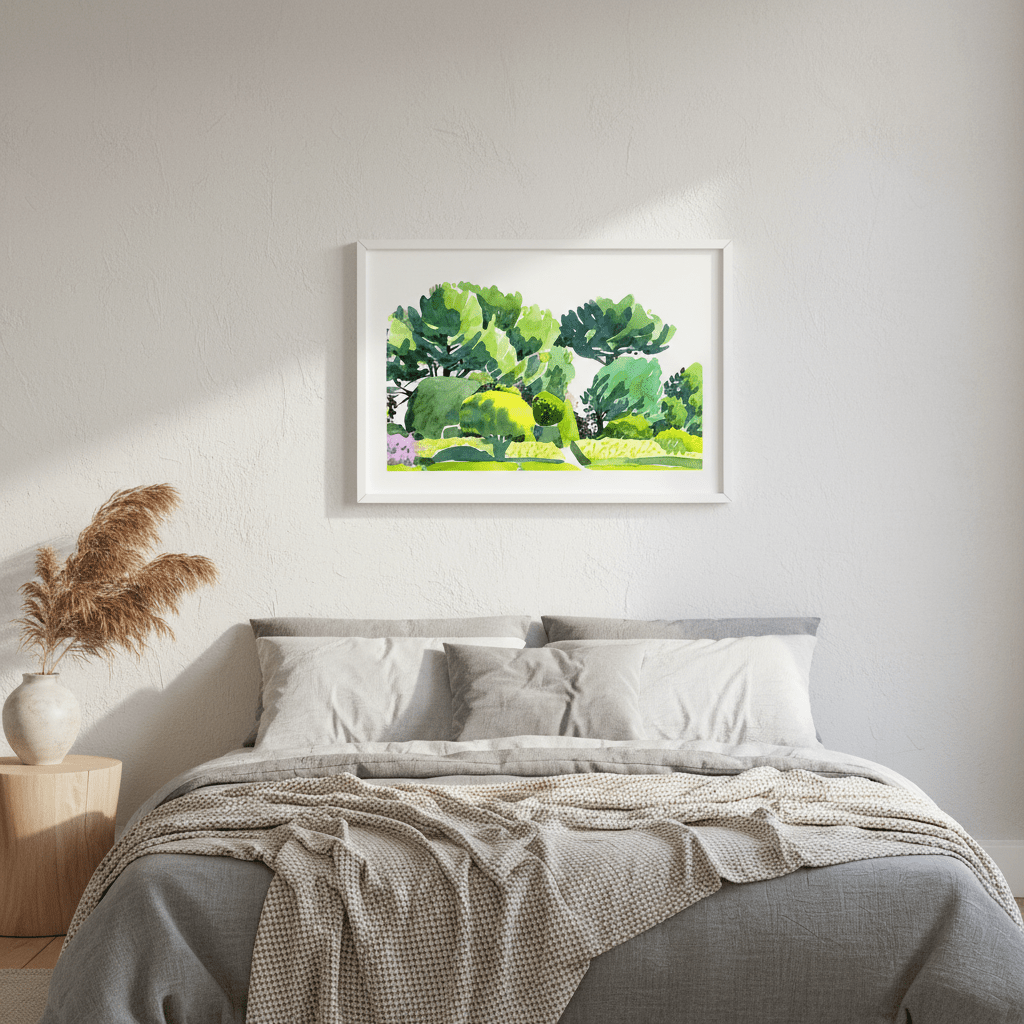 One View of Villa Ephrussi de Rothschild by Wensi Zhai wall - art - picture - poster