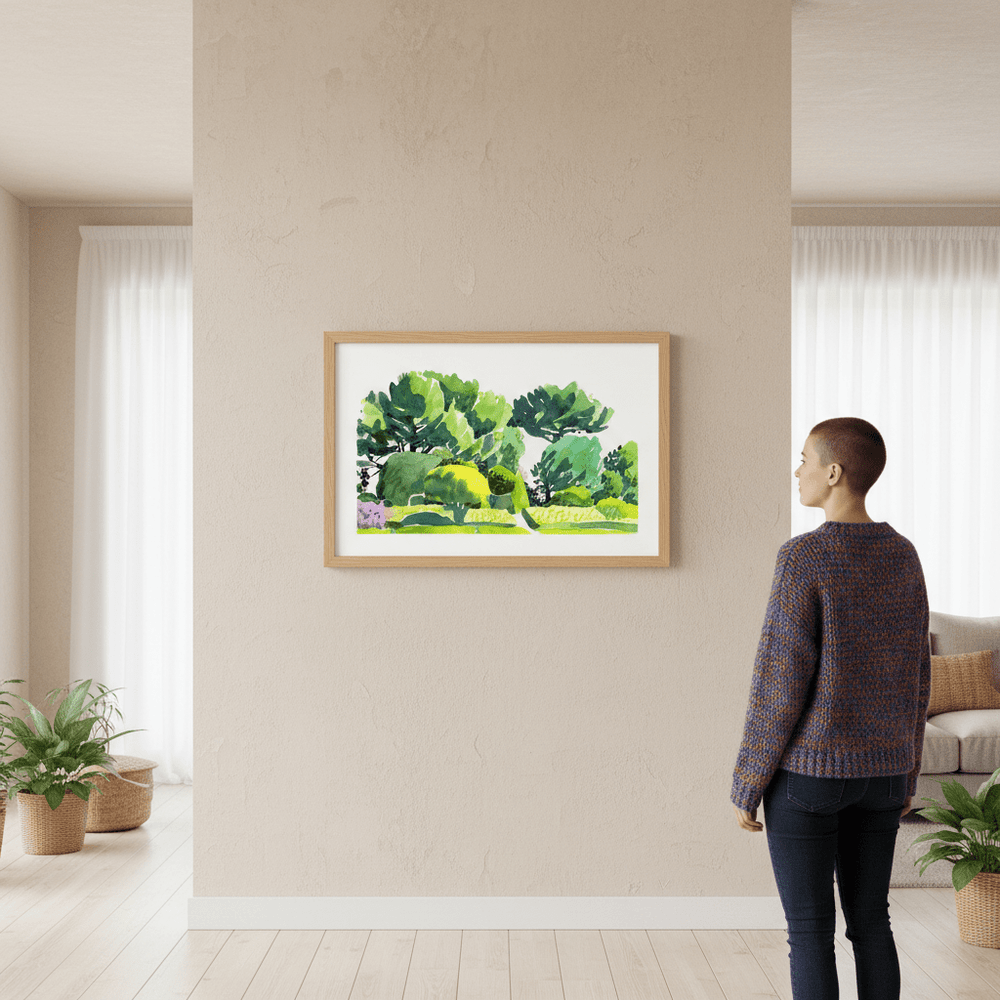 One View of Villa Ephrussi de Rothschild by Wensi Zhai wall - art - picture - poster