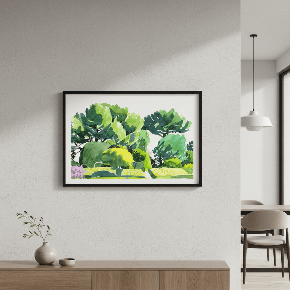 One View of Villa Ephrussi de Rothschild by Wensi Zhai wall - art - picture - poster