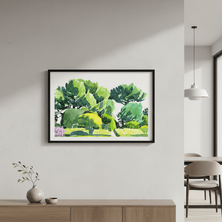 One View of Villa Ephrussi de Rothschild by Wensi Zhai wall - art - picture - poster