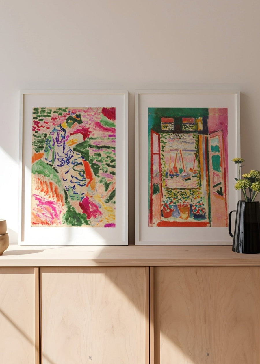 Open Window & Lady by the Lake Matisse Duo
