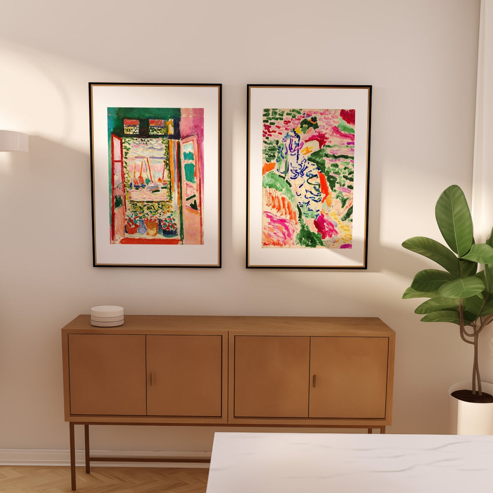 Open Window & Lady by the Lake Matisse Duo - Style My Wall