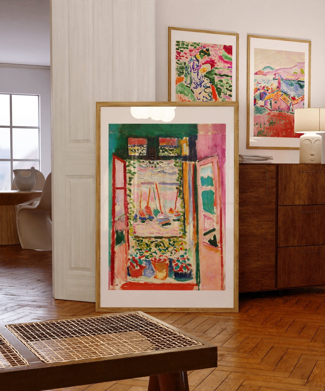 Open Window, Lake & Church Exhibition Trio Prints by Henri Matisse - Style My Wall