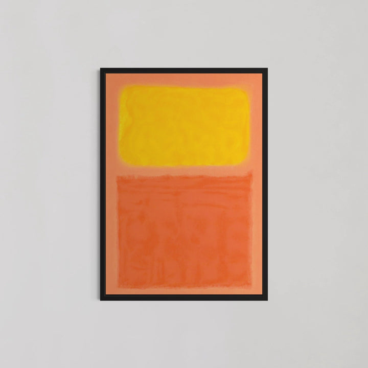 Orange and Yellow Abstract Wall Art by Mark Rothko - Style My Wall