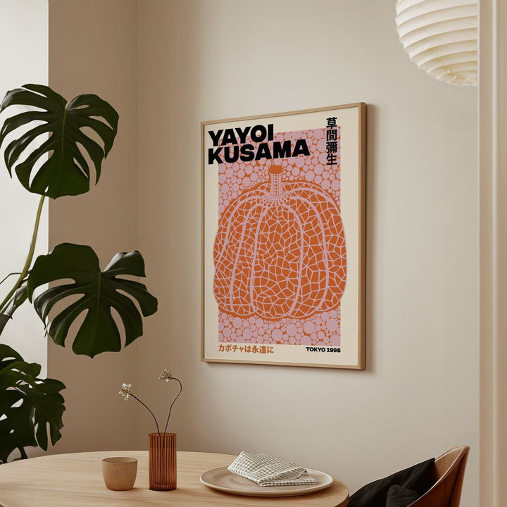 Orange Pumpkin By Yayoi Kusama - Style My Wall