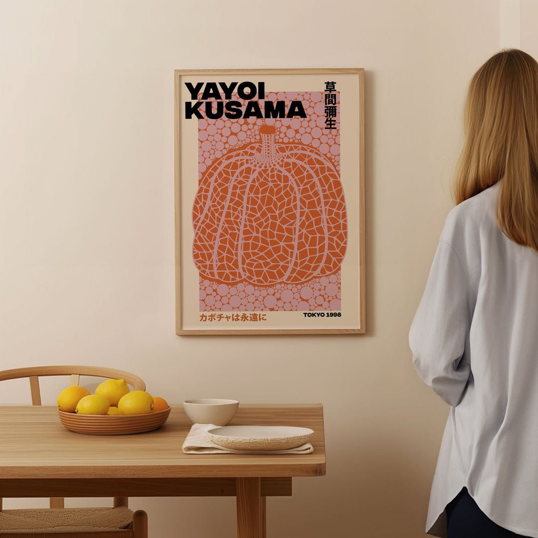 Orange Pumpkin By Yayoi Kusama - Style My Wall