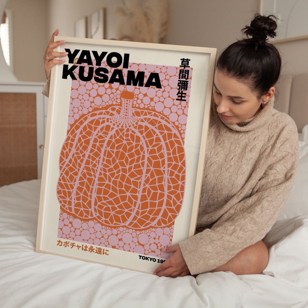 Orange Pumpkin By Yayoi Kusama - Style My Wall