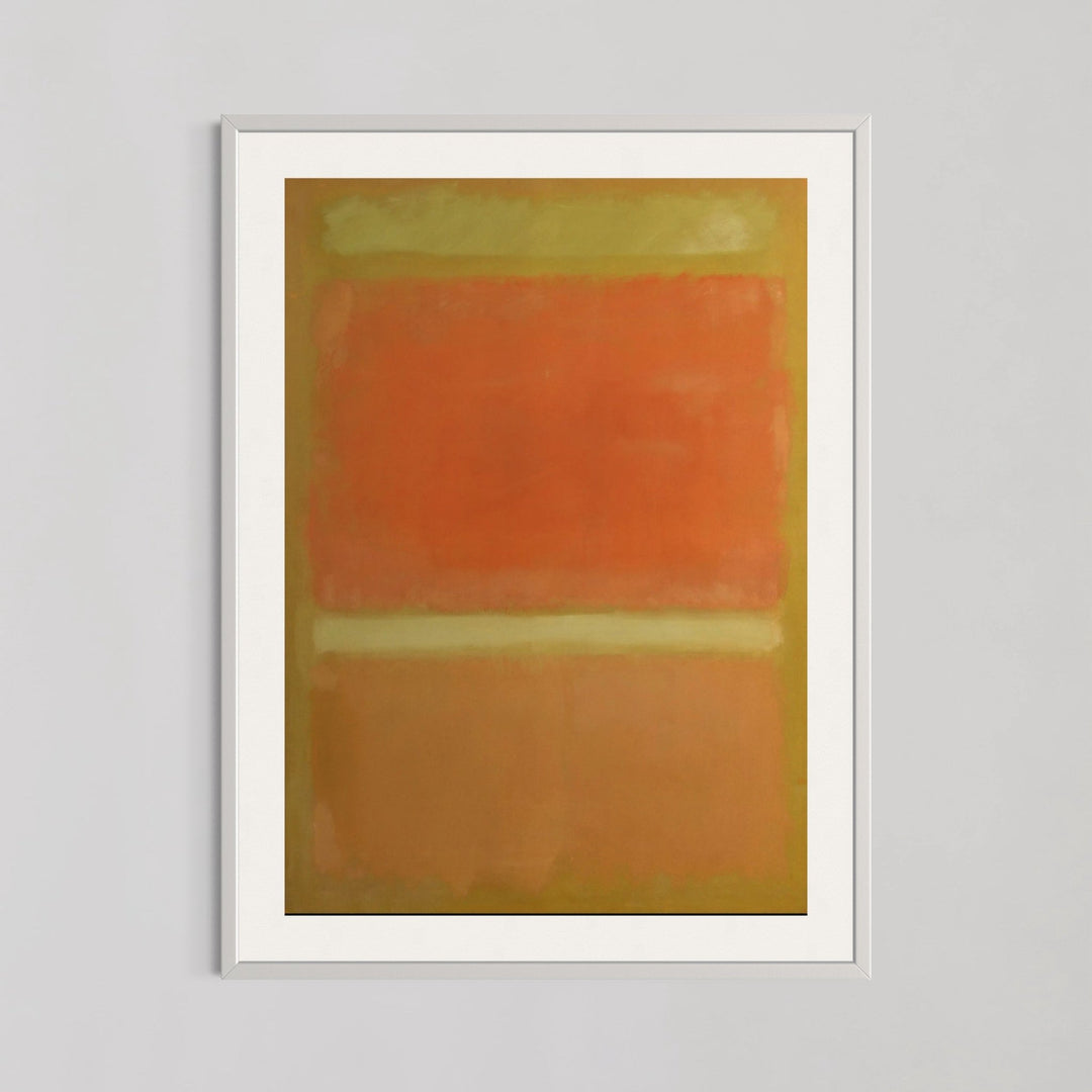 Orange, Red, Yellow Abstract Wall Art by Mark Rothko - Style My Wall
