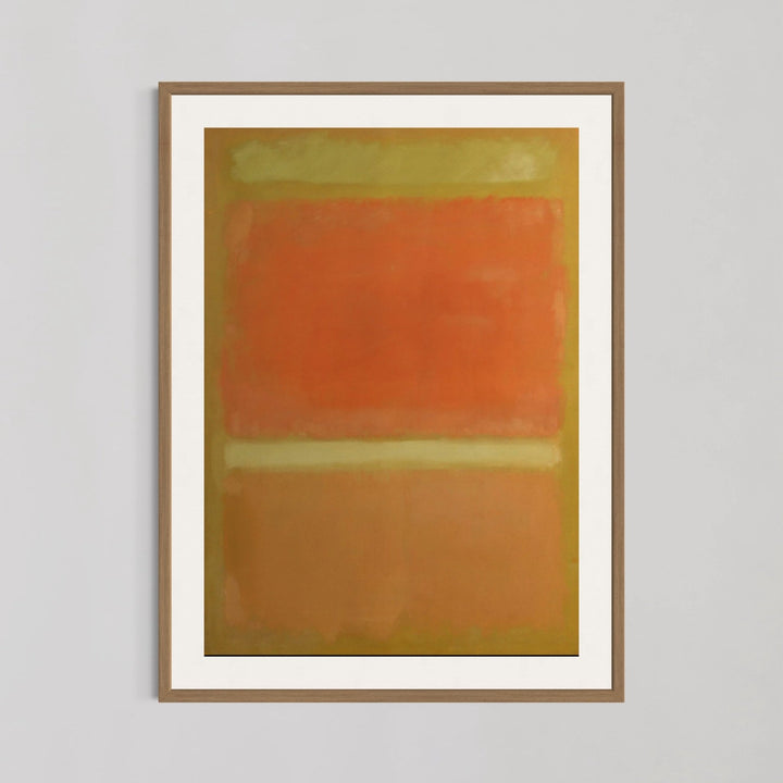 Orange, Red, Yellow Abstract Wall Art by Mark Rothko - Style My Wall