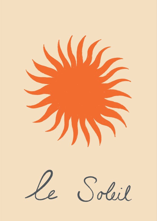 Orange Soleil by Ivy Green Illustrations