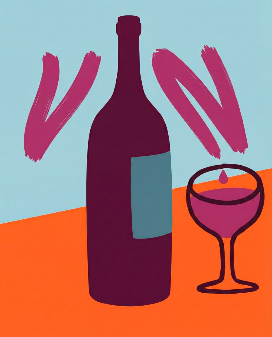Orange Sunset Vino by Ryan Scott