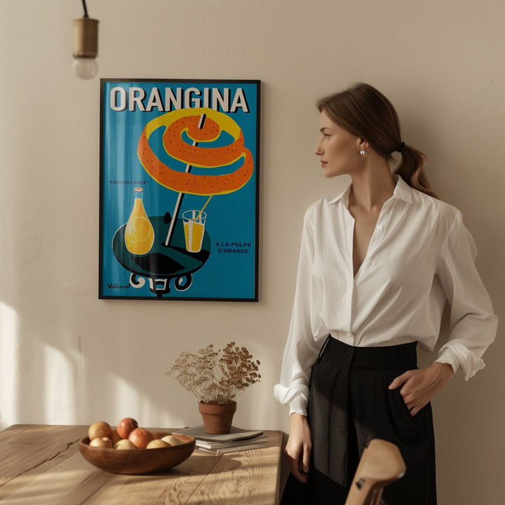 Orangina Fruitillante Kitchen Wall Art - Style My Wall