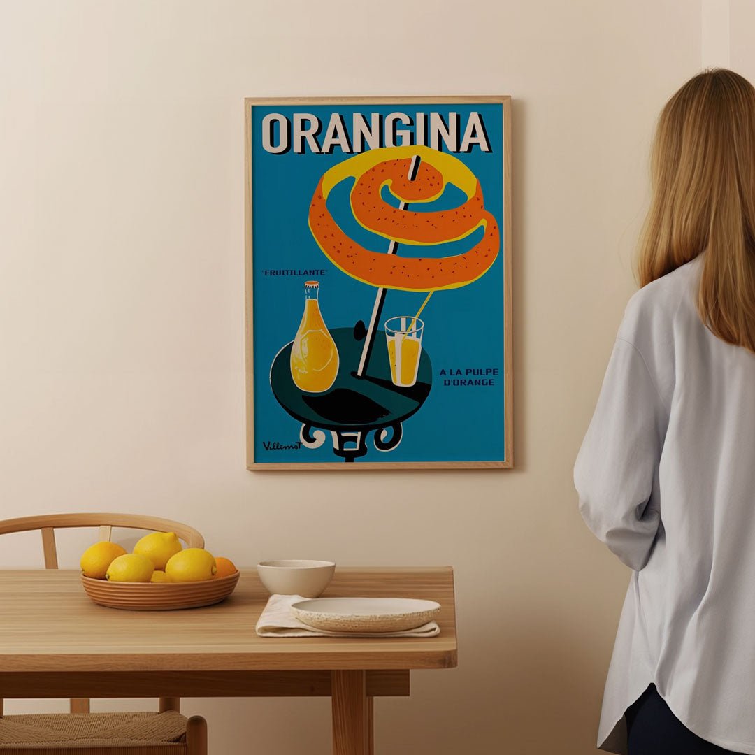 Orangina Fruitillante Kitchen Wall Art - Style My Wall