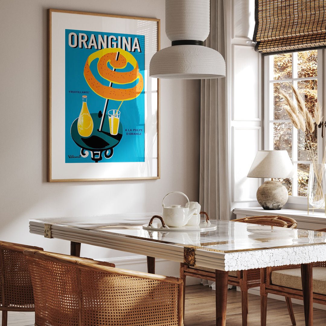 Orangina Fruitillante Kitchen Wall Art - Style My Wall