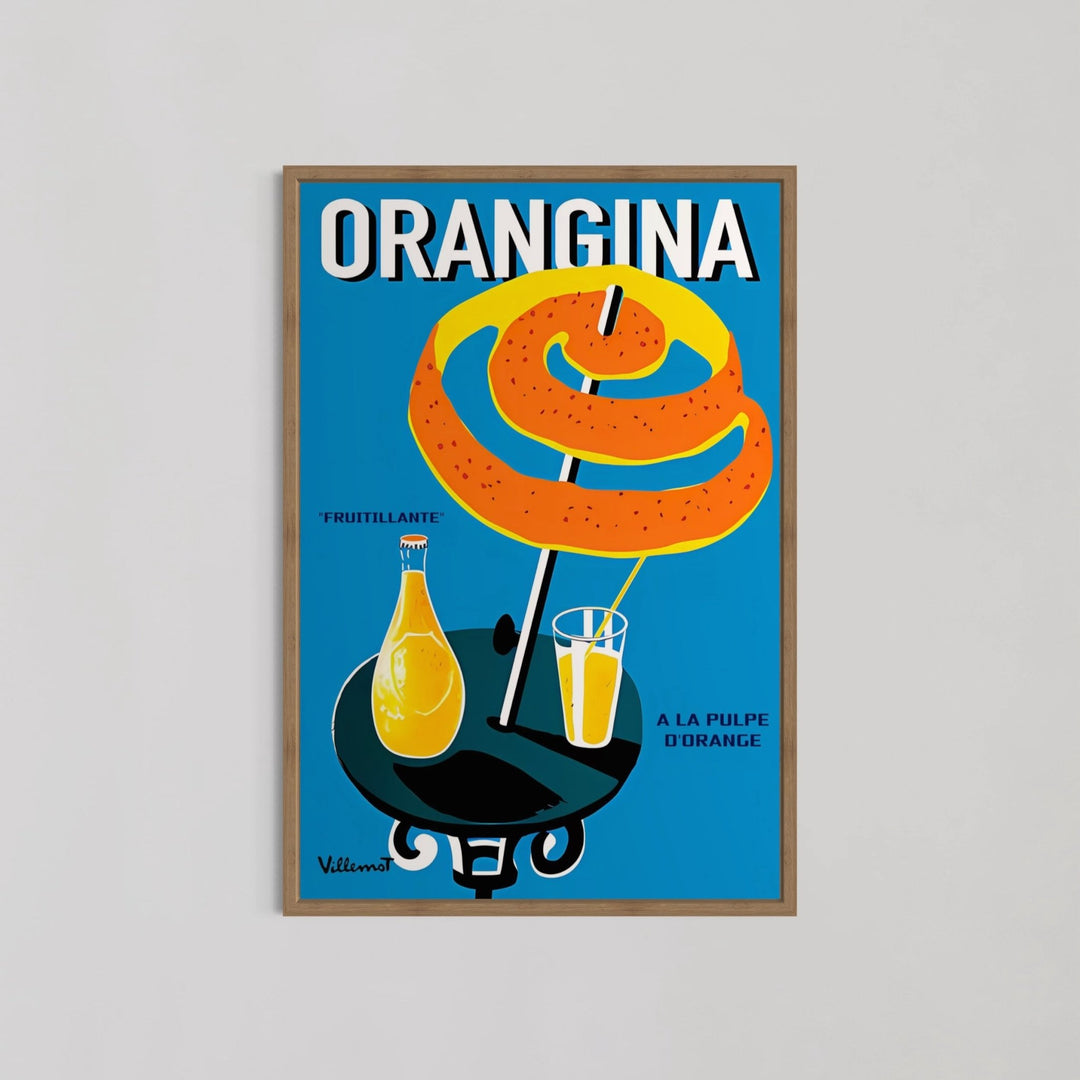 Orangina Fruitillante Kitchen Wall Art - Style My Wall