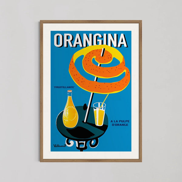 Orangina Fruitillante Kitchen | Art & Canvas Print