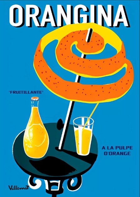 Orangina Fruitillante Kitchen Wall Art
