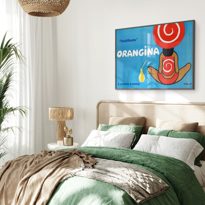 Orangina "Fruitillante" Vintage Wall Art by Bernard Villemot - Style My Wall