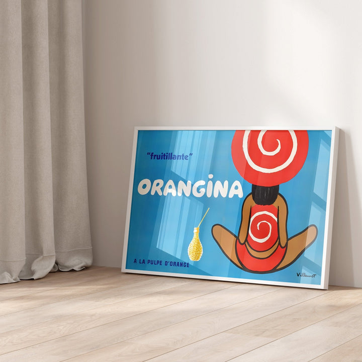 Orangina "Fruitillante" Vintage Wall Art by Bernard Villemot - Style My Wall