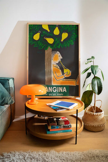 Orangina Miex Qu'un Soda Vintage Poster wall - art - picture - poster