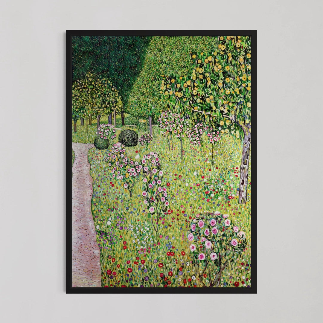 Orchard With Roses Wall Art by Gustav Klimt - Style My Wall,frame