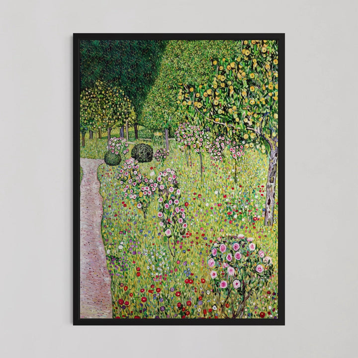 Orchard With Roses Wall Art by Gustav Klimt - Style My Wall,frame