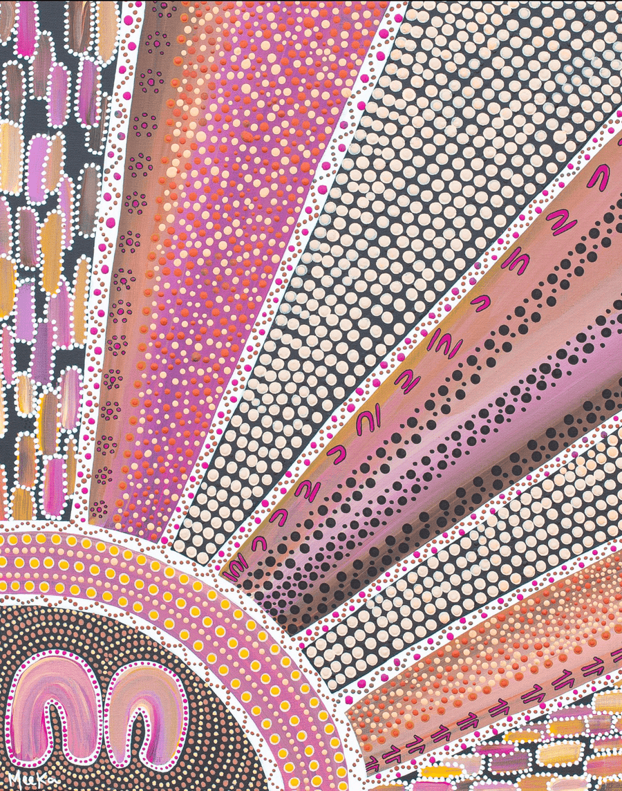 Our Bond Indigenous Art by Domica Hill