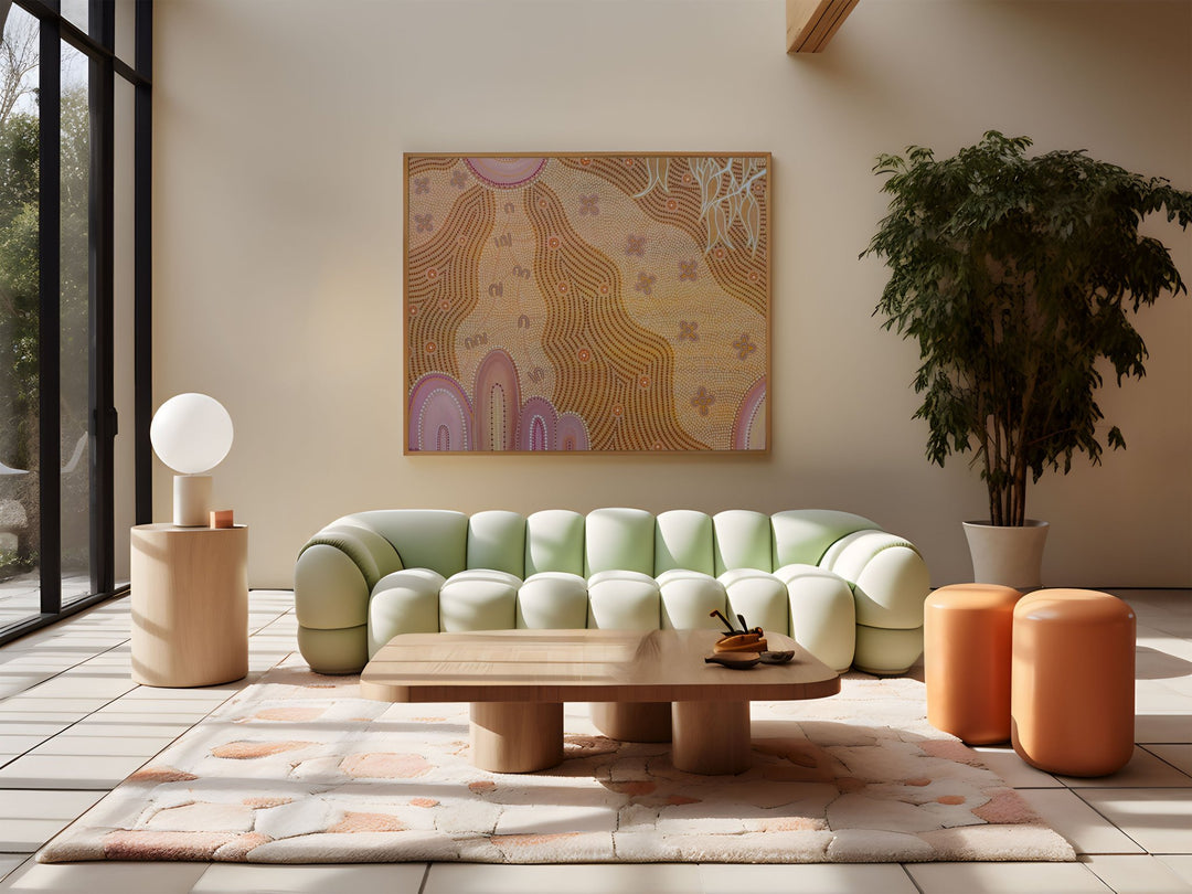 Our Story by Domica Hill,livingroom,timber border