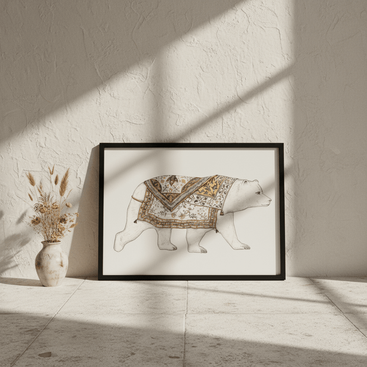 Ours Blanc by Florent Bodart wall - art - picture - poster