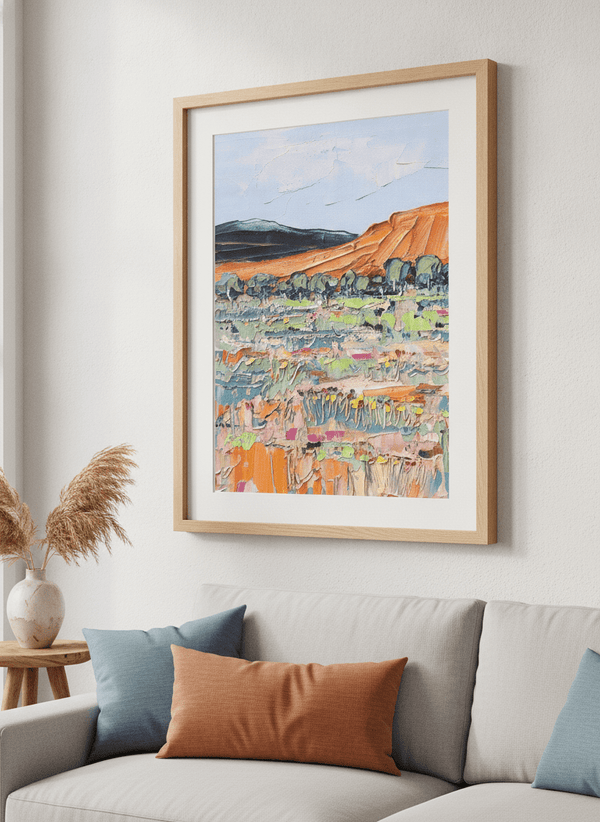 Outback View By Angela Hawkey