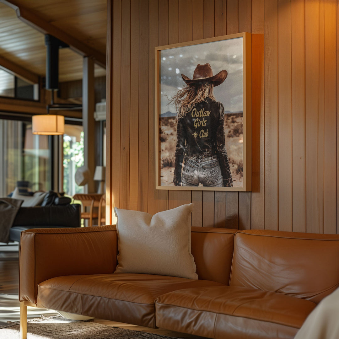 Outlaw Girls Club wall - art - picture - poster