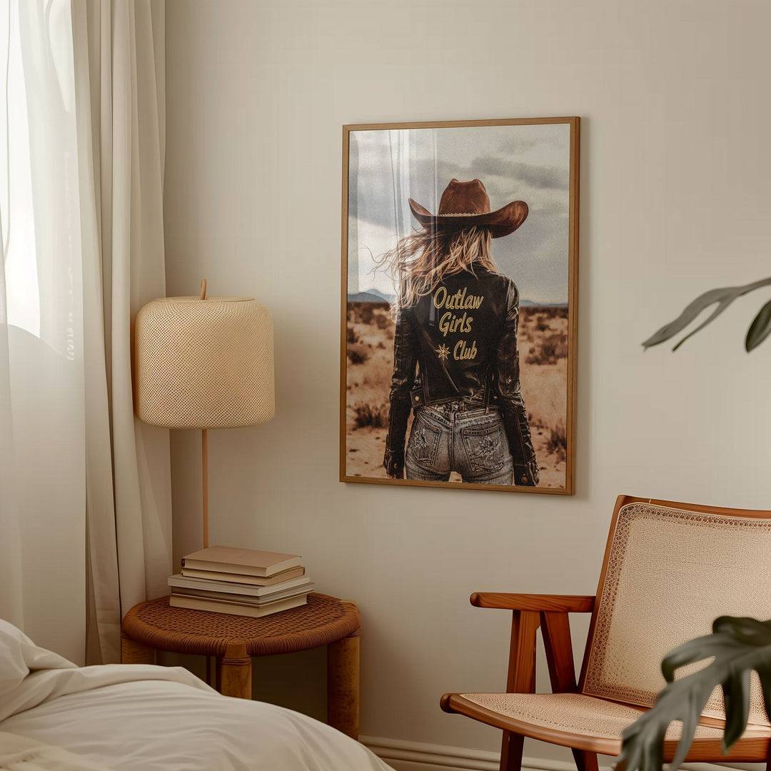 Outlaw Girls Club wall - art - picture - poster