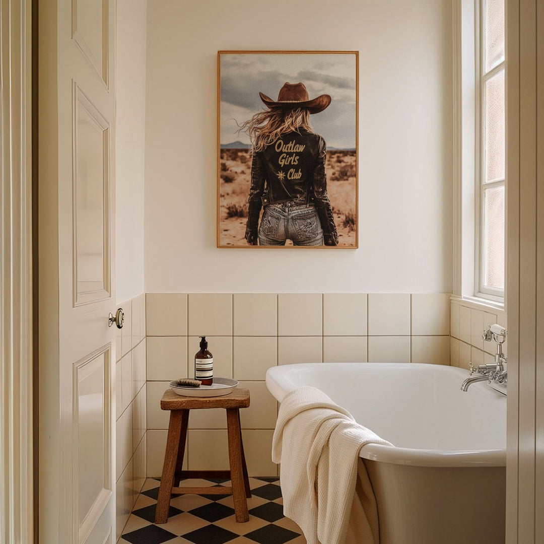 Outlaw Girls Club wall - art - picture - poster