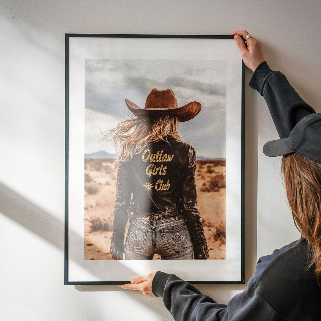 Outlaw Girls Club wall - art - picture - poster