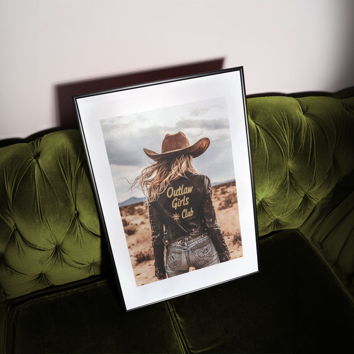 Outlaw Girls Club wall - art - picture - poster