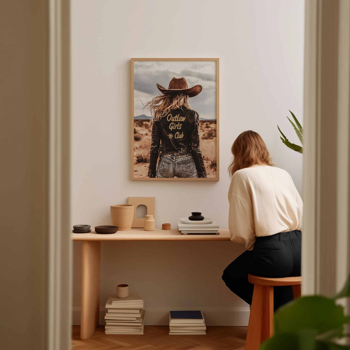 Outlaw Girls Club wall - art - picture - poster