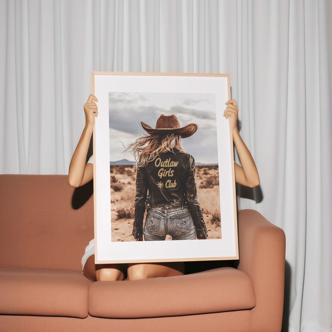 Outlaw Girls Club wall - art - picture - poster