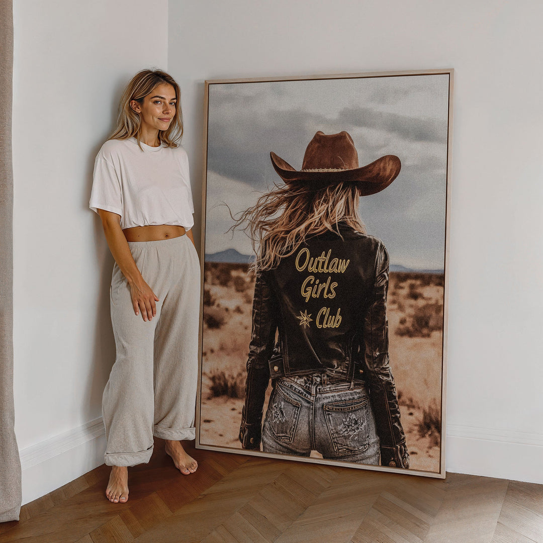 Outlaw Girls Club wall - art - picture - poster
