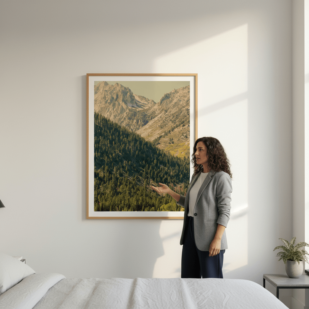 Over the Pass by Hope Bainbridge wall - art - picture - poster