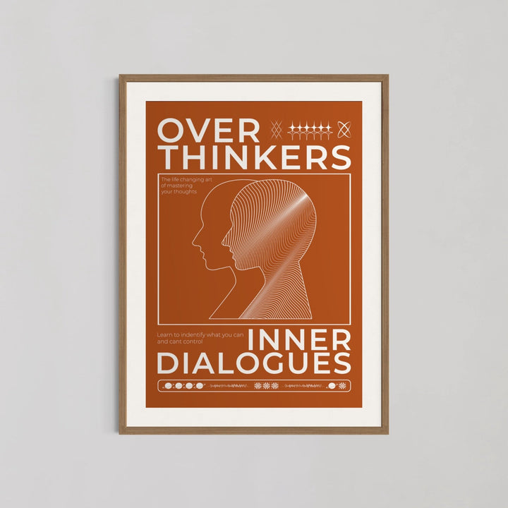 Overthinkers Inner Dialogues Study Wall Art - Style My Wall