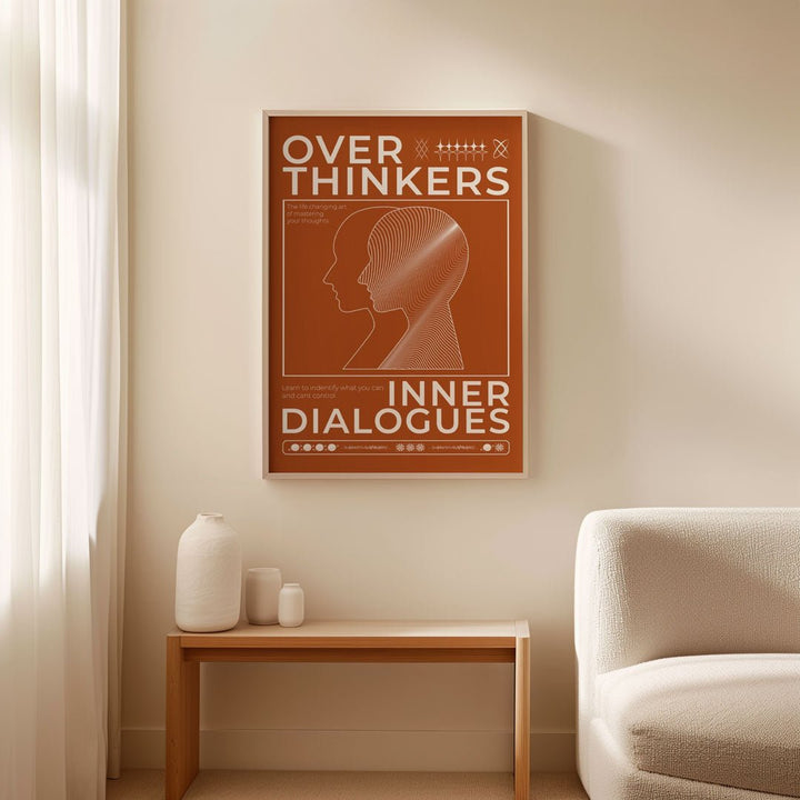 Overthinkers Inner Dialogues Study Wall Art - Style My Wall