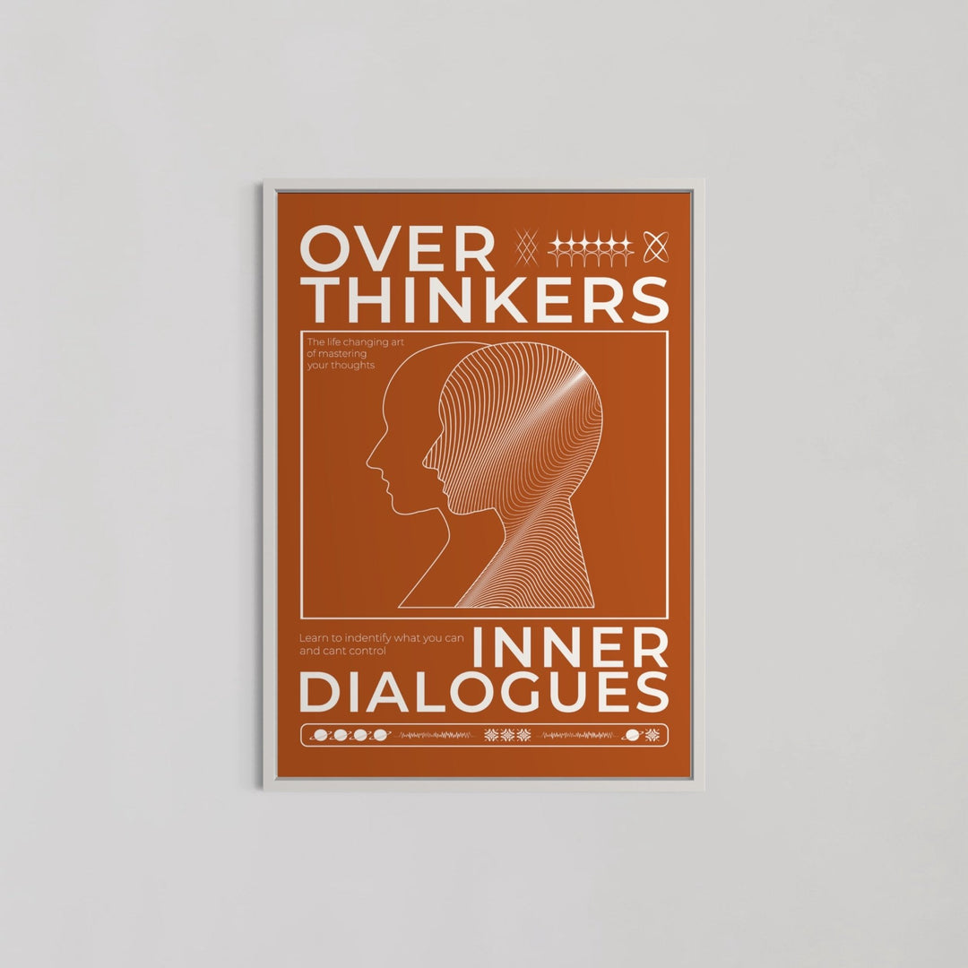 Overthinkers Inner Dialogues Study Wall Art - Style My Wall