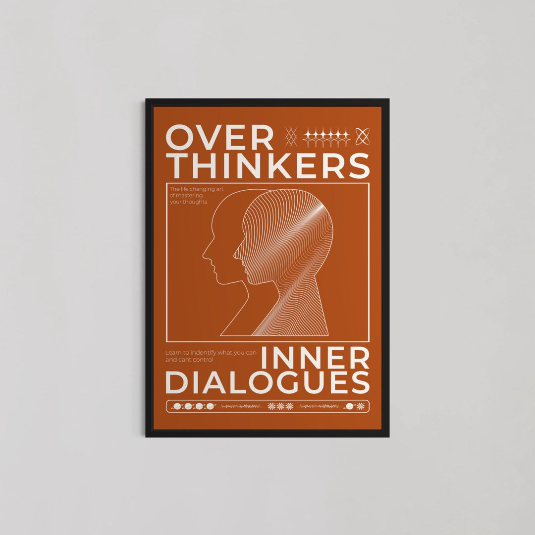 Overthinkers Inner Dialogues Study Wall Art - Style My Wall