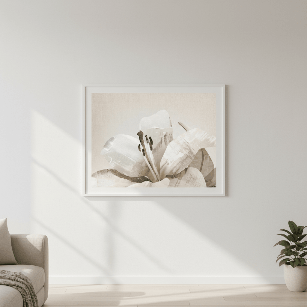Painted Lily by Deer Muskeeter wall - art - picture - poster