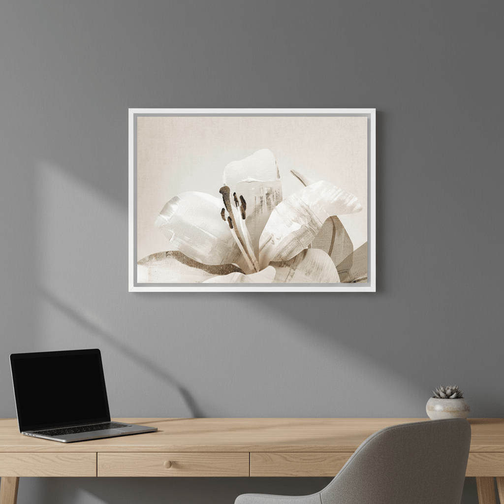 Painted Lily by Deer Muskeeter wall - art - picture - poster