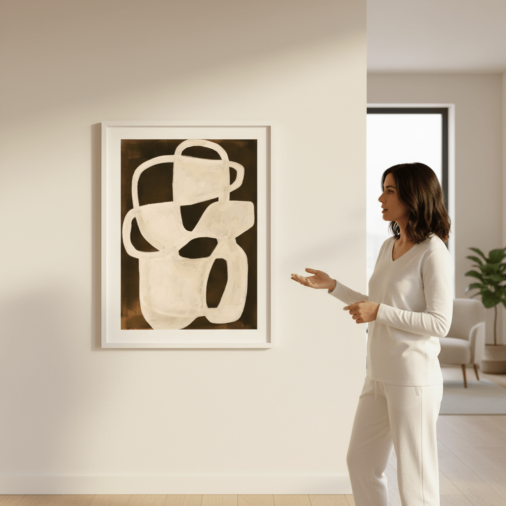 Painted Sculpture by Berit Mongensen Lopez wall - art - picture - poster