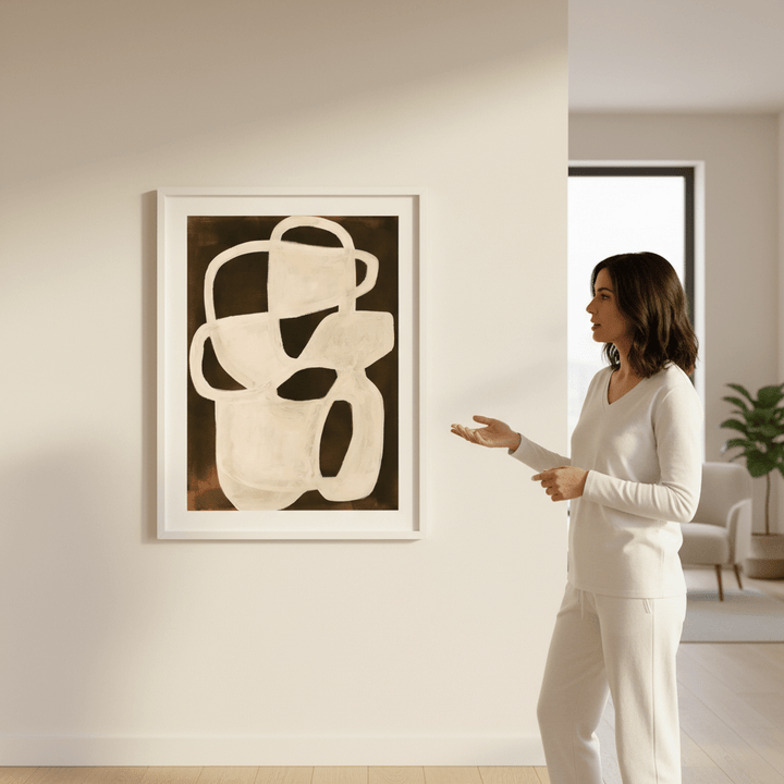 Painted Sculpture by Berit Mongensen Lopez wall - art - picture - poster