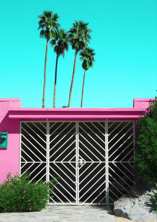 Palm Springs House Gate By Tom Windeknecht