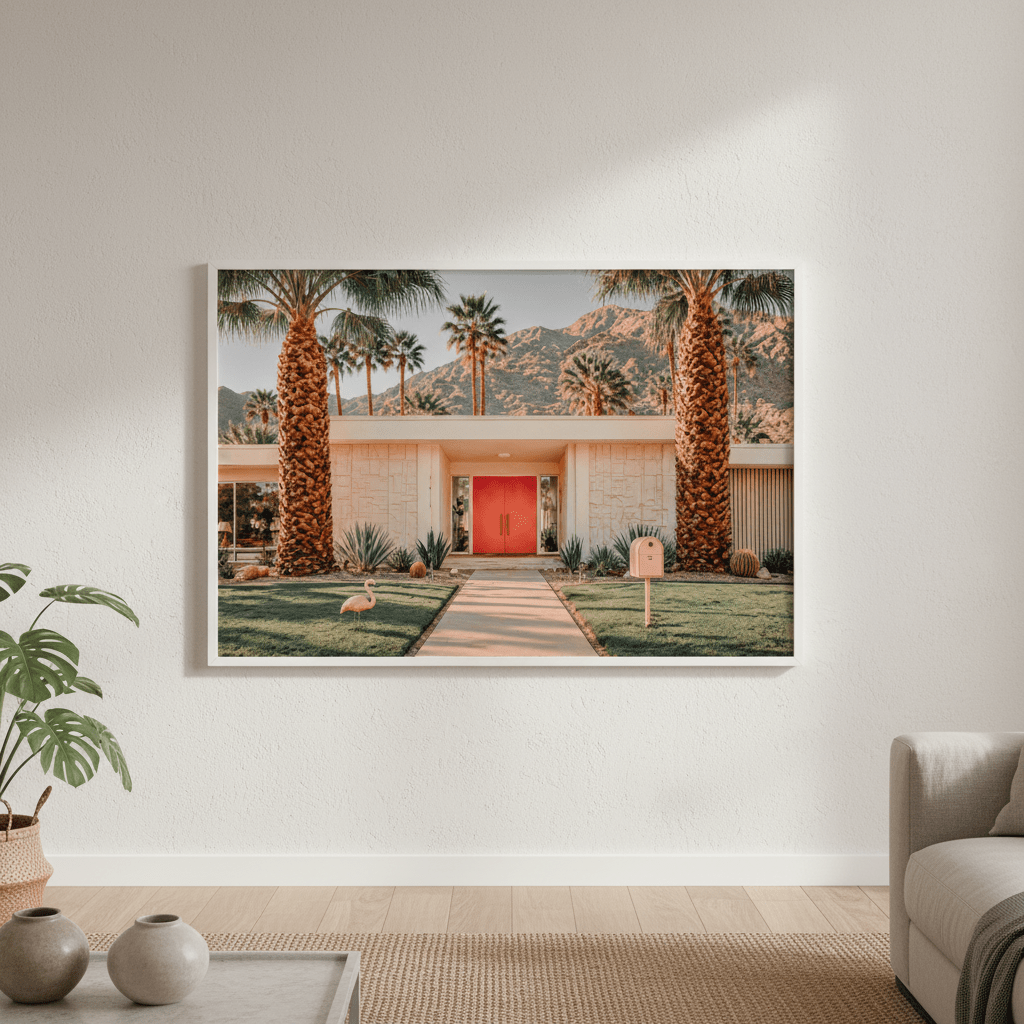 Palm Springs Landscape Paradise Wall Art wall - art - picture - poster